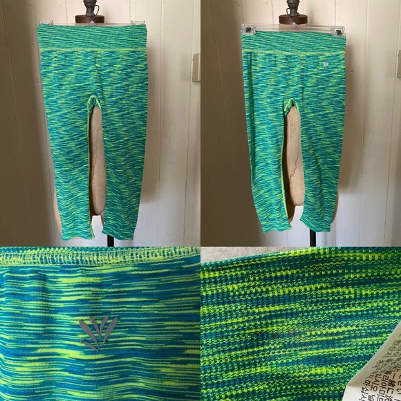 SOLD SET of 5 FOREVER 21 Active LEGGINGS sz XS S - Picture 5 of 6